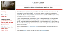 Tablet Screenshot of gainercamp.com